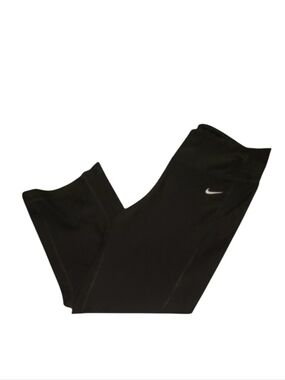 Nike Black Dri Fit Slimming Capri Athletic Yoga Pants Size Small Women
